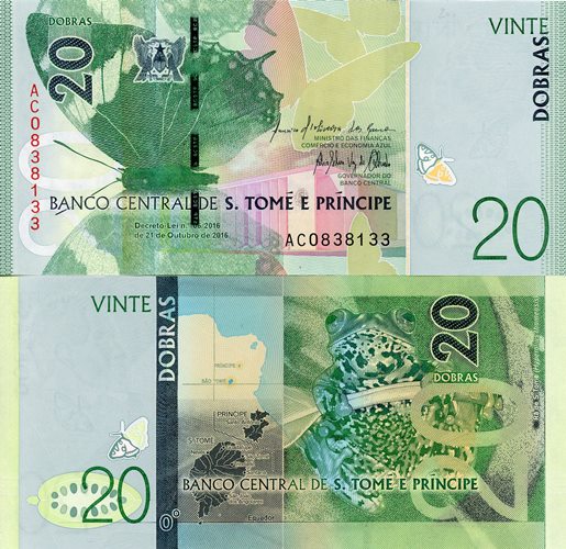 20 Dobras 2016 Sv.Tomáš a Princov Ostrov UNC séria AC
