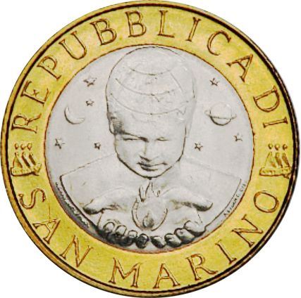 1000 Lire 1998 San Maríno UNC Geologia