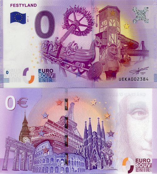0 euro suvenír 2017/2 Francúzsko UNC Festyland