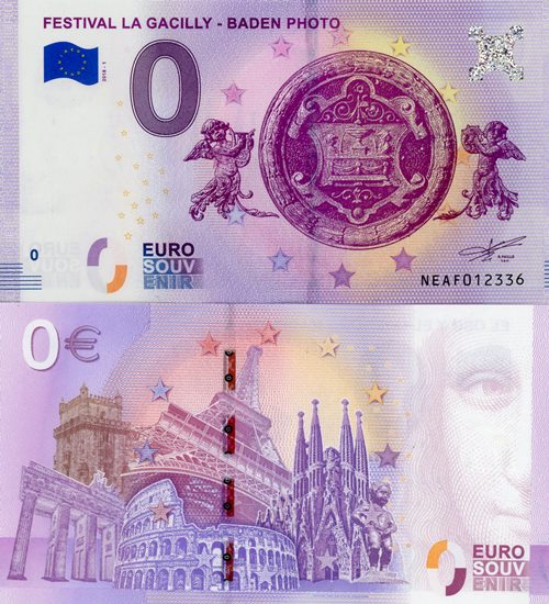 0 euro suvenír 2018/1 Rakúsko UNC Festival La Gacilly - Baden Photo