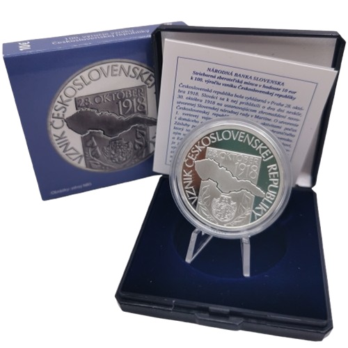 10 euro 2018 Slovensko PROOF, Vznik ČSR 