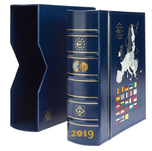 Album VISTA na Eurosady s kazetou, ročník 2019, modrý