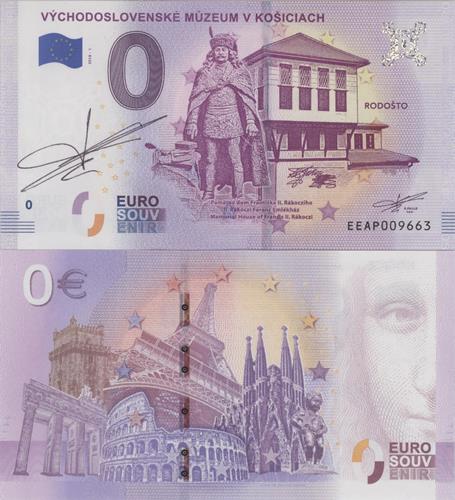 0 euro suvenír 2018/1 Slovensko UNC Rodošto (podpis RF)