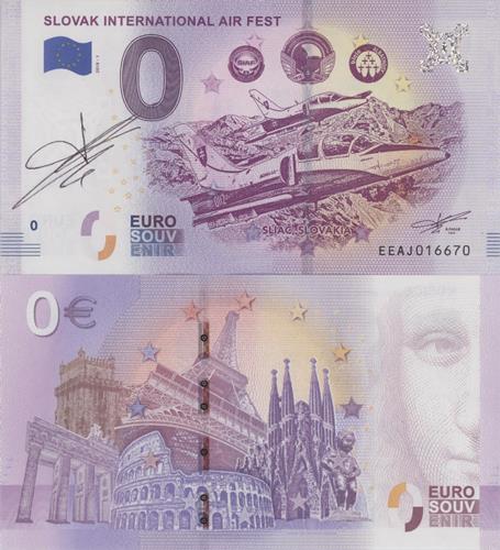 0 euro suvenír 2018/1 Slovensko UNC SIAF (podpis RF)