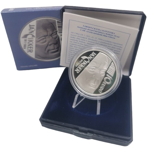 10 euro 2011 Slovensko PROOF, Ján Cikker