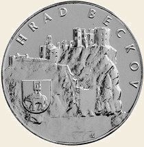 Žetón niklovaný, BECKOV (670205d)