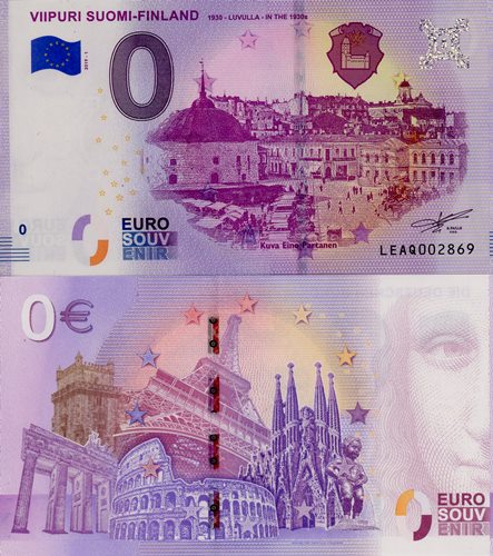 0 euro suvenír 2019/1 Fínsko UNC Viipuri Suomi-Finland