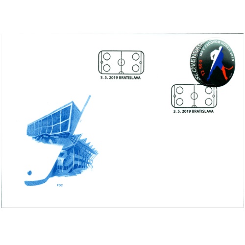 FDC 2019 Slovensko, MS v ľadovom hokeji v Bratislave a Košiciach (FDC 684)