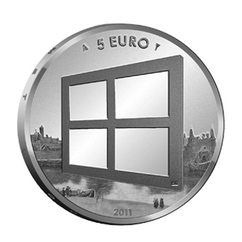 5 EURO 2011 Holandsko cc.UNC Schilderkunst