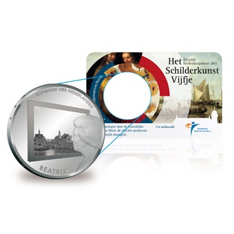5 EURO 2011 Holandsko cc.CARD Schilderkunst