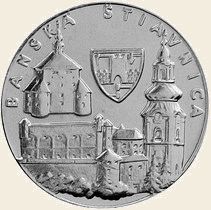 Žetón niklovaný, BANSKÁ ŠTIAVNICA (670205c)