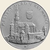 Žetón niklovaný, KREMNICA (670205o)