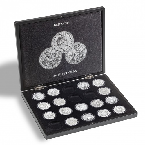 Kazeta VOLTERRA UNO de Luxe, 20x1Oz Britannia v kapsl čierny(HMK20KBRITANNIA) IN