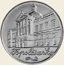 Žetón niklovaný, TOPOĽČIANKY (670205x)