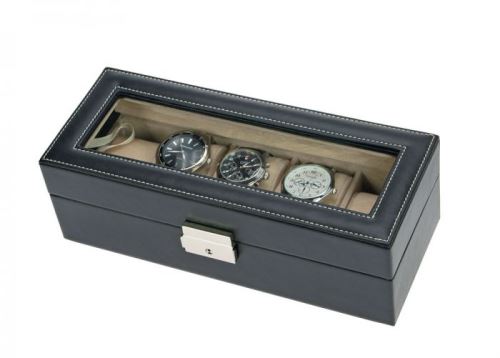 Box pre hodinky, syntetická koža (S264)