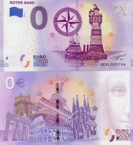 0 euro suvenír 2019/2 Francúzsko UNC Roter Sand