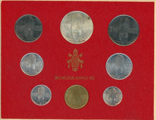 SADA 1969 Vatikán UNC ANNO VII