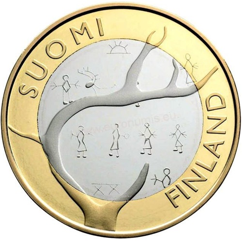 5 euro 2011 Fínsko cc.UNC Lappland