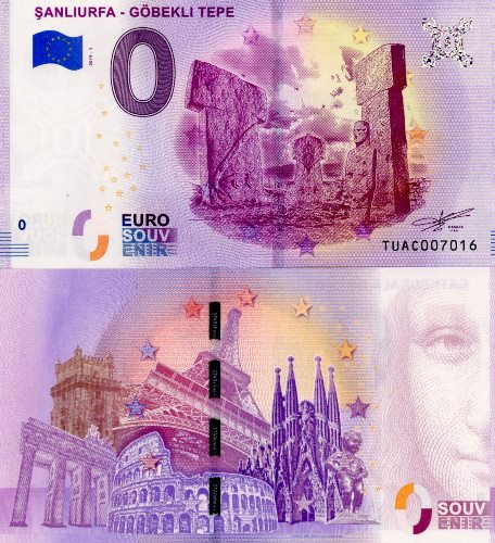 0 euro suvenír 2019/1 Turecko UNC Sanliurfa - Gobekli Tepe