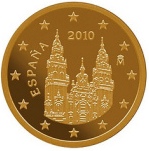 2 cent 2011 Španielsko ob. UNC