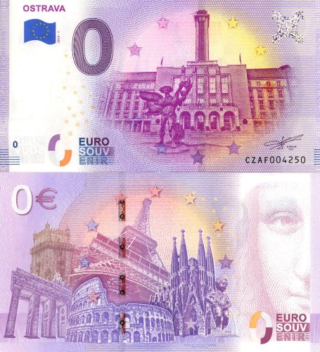 0 euro suvenír 2019/1 Česko UNC Ostrava