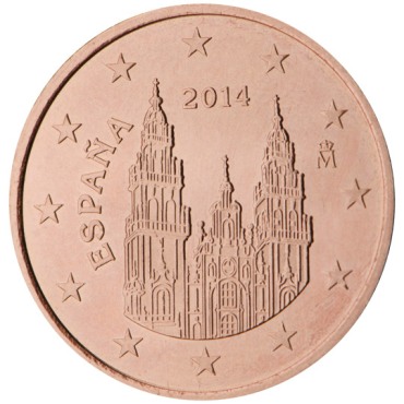 5 cent 2010 Španielsko ob.UNC
