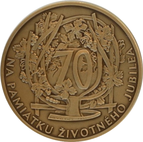 Medaila BP, k životnému jubileu 70 rokov 