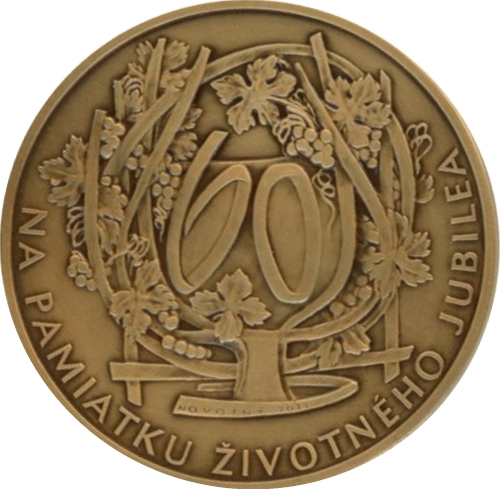 Medaila BP, k životnému jubileu 60 rokov 