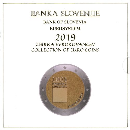 SADA 2019 Slovinsko PROOF + 2€ + 3€ 