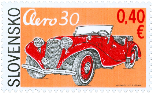 Známka, aerodynamická Aero 30  (501)