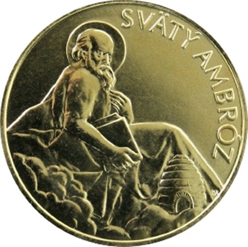 Žetón BL, Svätý Ambróz - patrón včelárov