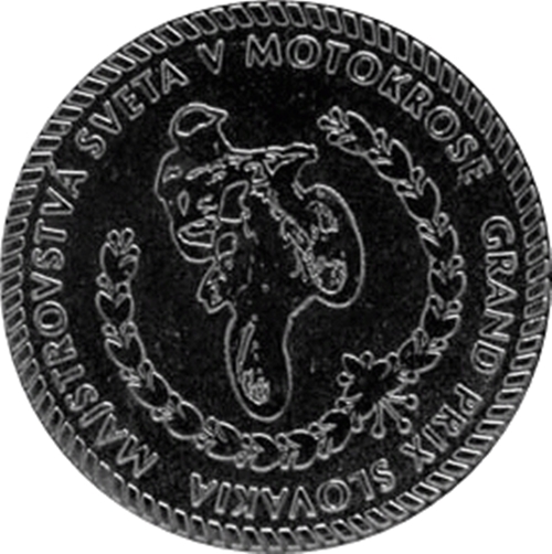 Žetón niklovaný, Motocross (670213)