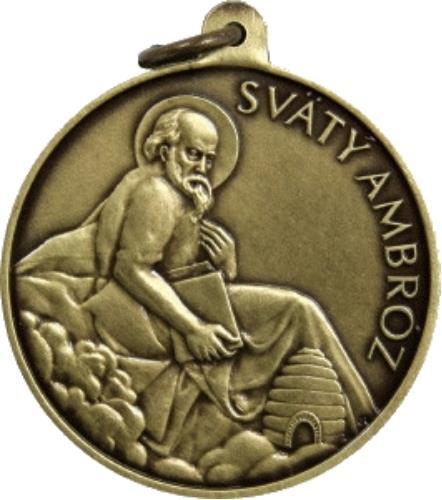 Prívesok BP, Svätý Ambróz - patrón včelárov