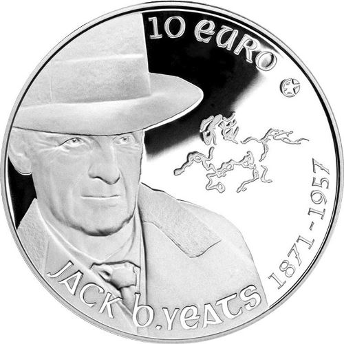 10 euro 2012 Írsko PROOF Jack B.Yeats