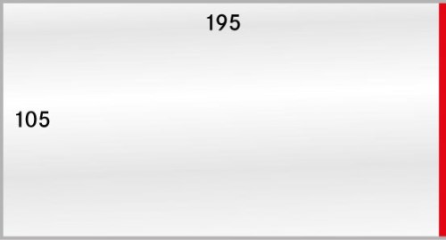 Obaly pre dlhé listy, 50ks/bal, 195 x 105 mm (886P)