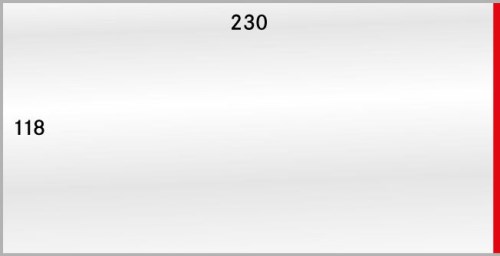Obaly na listy, 50ks/bal, 230 x 118 mm (887P)
