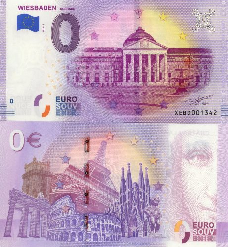 0 euro suvenír 2019/1 Nemecko UNC Wiesbaden