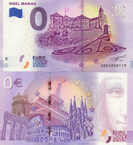 0 euro suvenír 2019/2 Nemecko UNC Insel Mainau