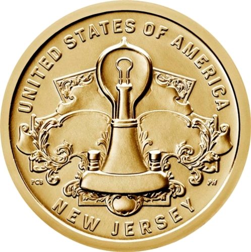 Dollar 2019 P USA UNC Lightbulb