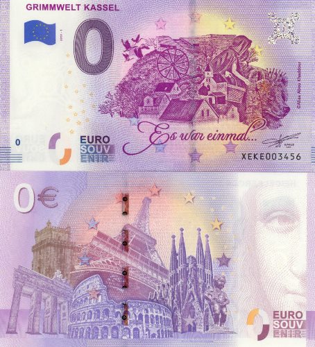0 euro suvenír 2019/1 Nemecko UNC Grimmwelt Kassel