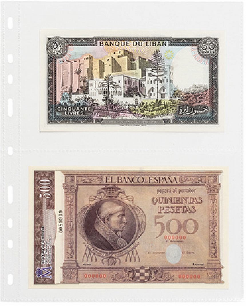 Listy OPTIMA EASY, 50ks/bal, 2 riadkové, PP číre (SH252-2C)