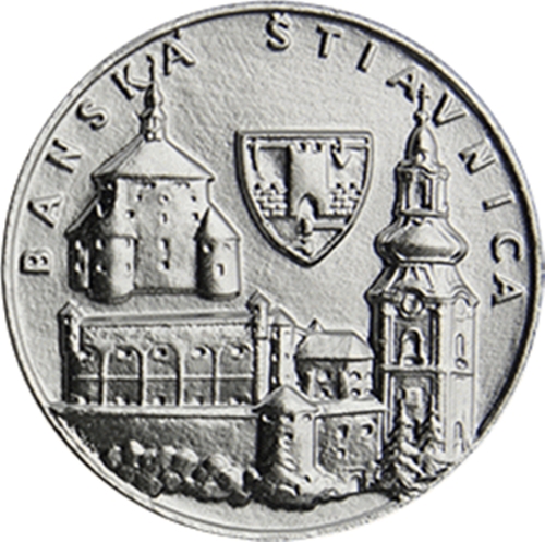 Žetón niklovaný, Banská Štiavnica - SLOVAKIA (670466)