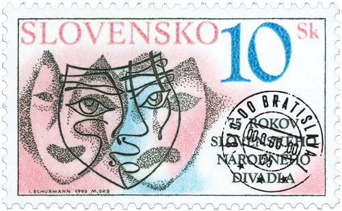 Známka, pečiatka, Slovenské národné divadlo  