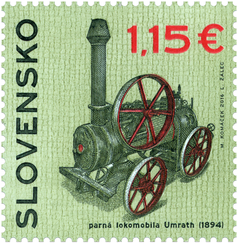 Známka, Technické pamiatky: Parná lokomobila Umrath (1894)