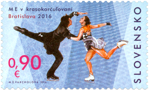 Známka, ME v krasokorčuľovaní v Bratislave 