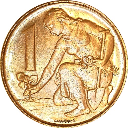 1 Koruna 1992 Československo UNC