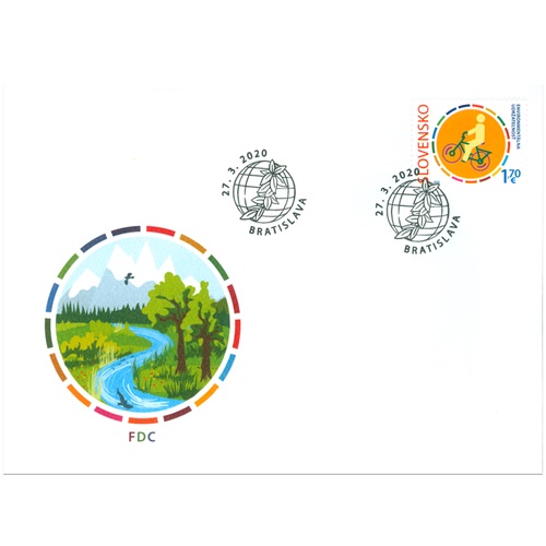FDC 2020 Slovensko, MILANOFIL 2020 – ACT NOW (FDC 709)