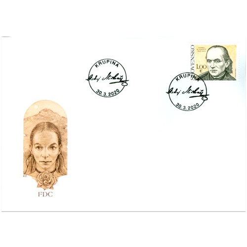 FDC 2020 Slovensko, Osobnosti: Andrej Sládkovič (FDC 710) 