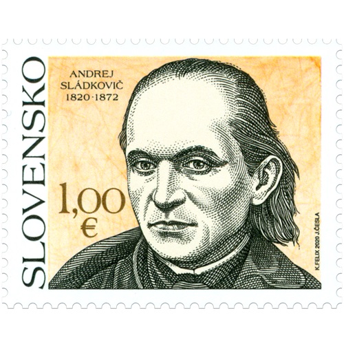 Známka 2020 Slovensko čistá, Osobnosti: Andrej Sládkovič (710)