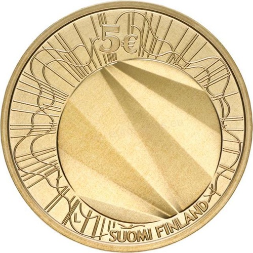 5 euro 2012 Fínsko cc.UNC WDC Helsinky
